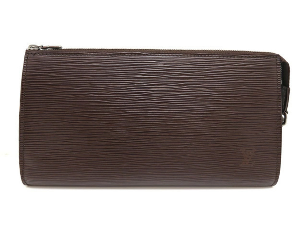 LOUIS VUITTON Bag Pochette Accessoires Pouch Clutch handle Epi Leather